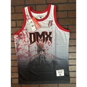 DMX -White Flesh of My Flesh Headgear Classics Basketball Jersey~Never Worn~L XL